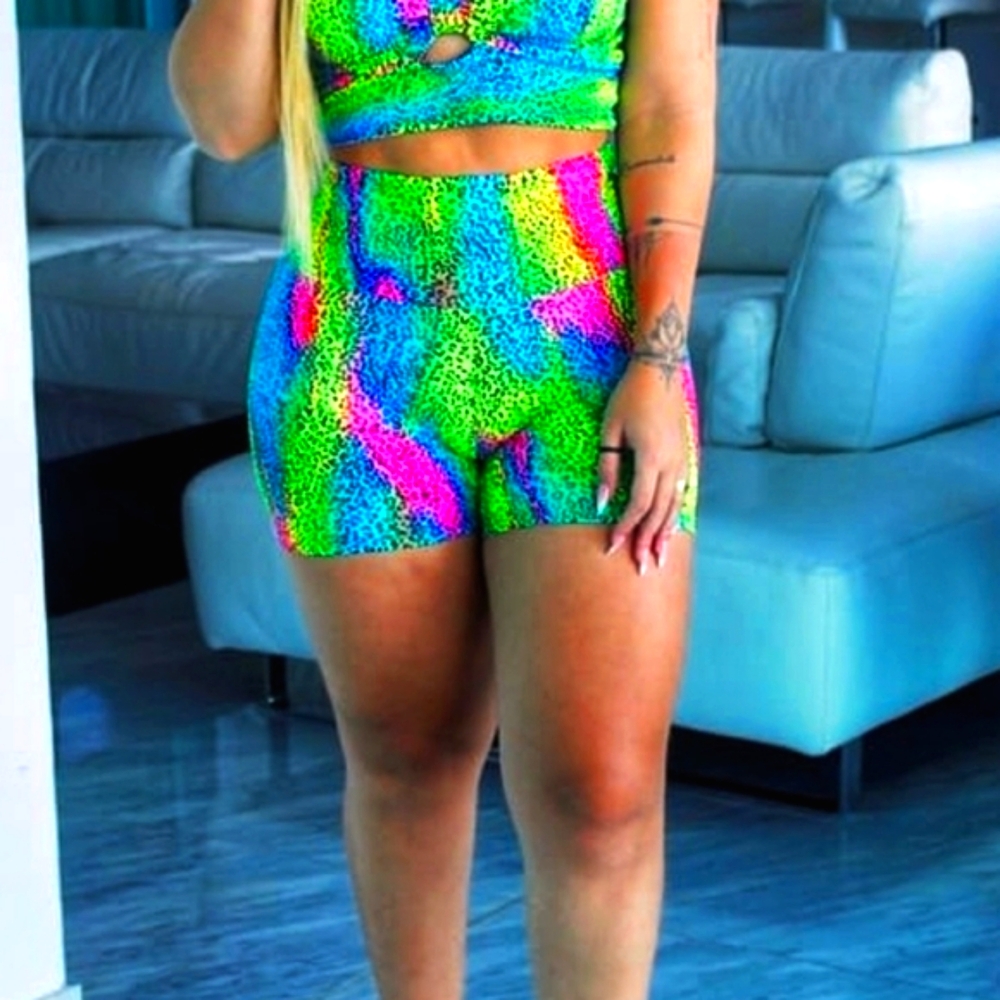 Biker shorts set